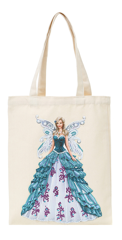 Diamond Painting Canvas Tas Wit